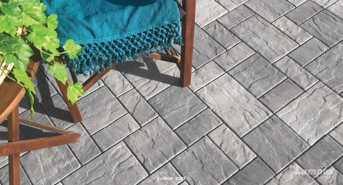 Clarion Paving Stone, Color: Black Walnut, Size: 8" x 12" x 2-3/8"