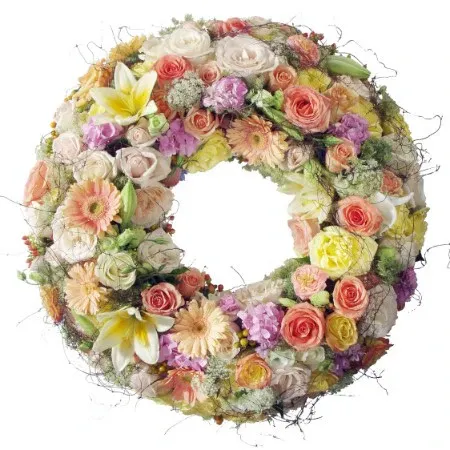 Couronne tout en fleurs