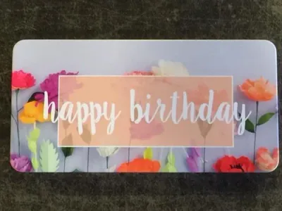 Munz-Schoggi "Happy birthday" 180Gr