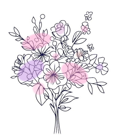 Inspiration florale dans les tons pastel