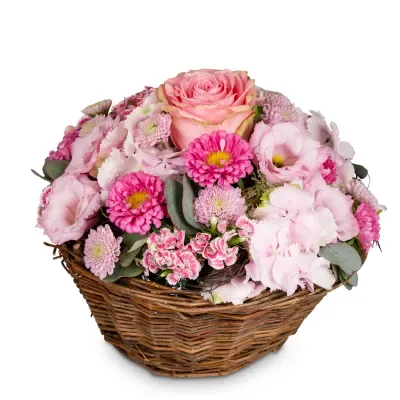 Un message floral aux couleurs tendres