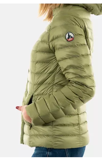 Doudoune capuche ajustée