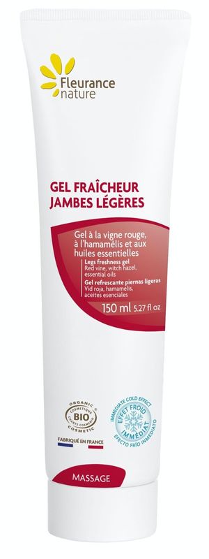 Gel fraicheur jambes légères certifié  bio