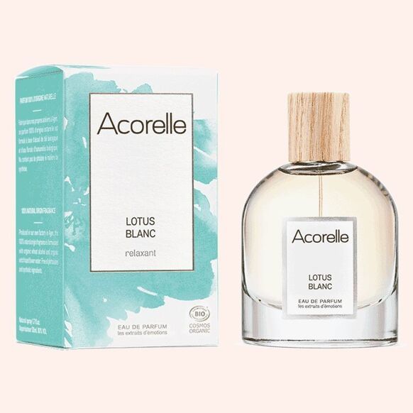 ACORELLE Eau de Parfum Lotus Blanc Certifié Bio - Relaxante
