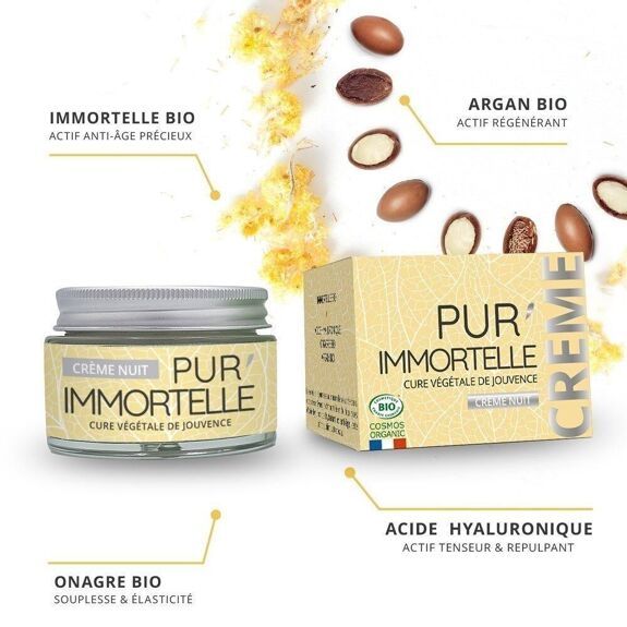 CREME DE NUIT ANTI-AGE PUR IMMORTELLE