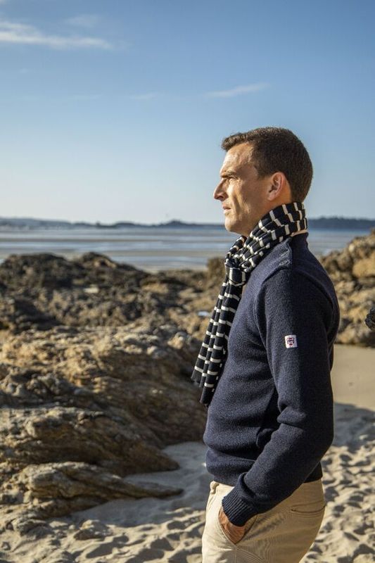 Pull marin PETIT ERQUY BLEU MARINE
