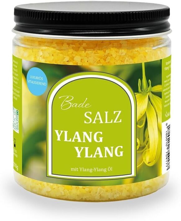 Nouveauté ! Sel de bain Nakobe - 300 g de sel marin d'ylang ylang -