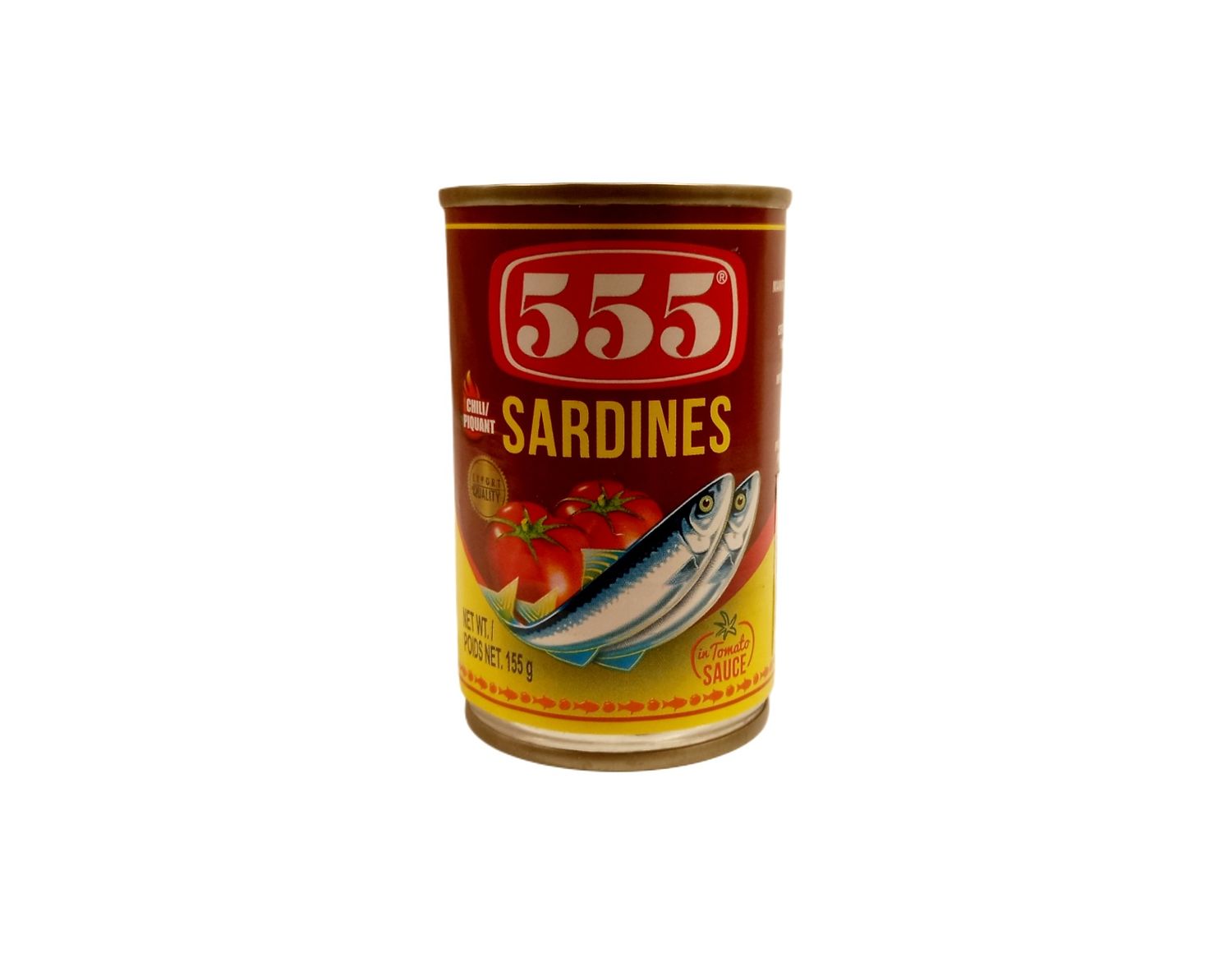 555 Sardines in Tomato Sauce w/ Chili