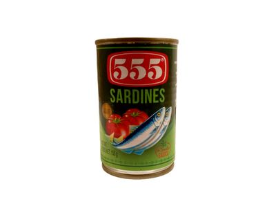555 Sardines In Tomato Sauce 155g