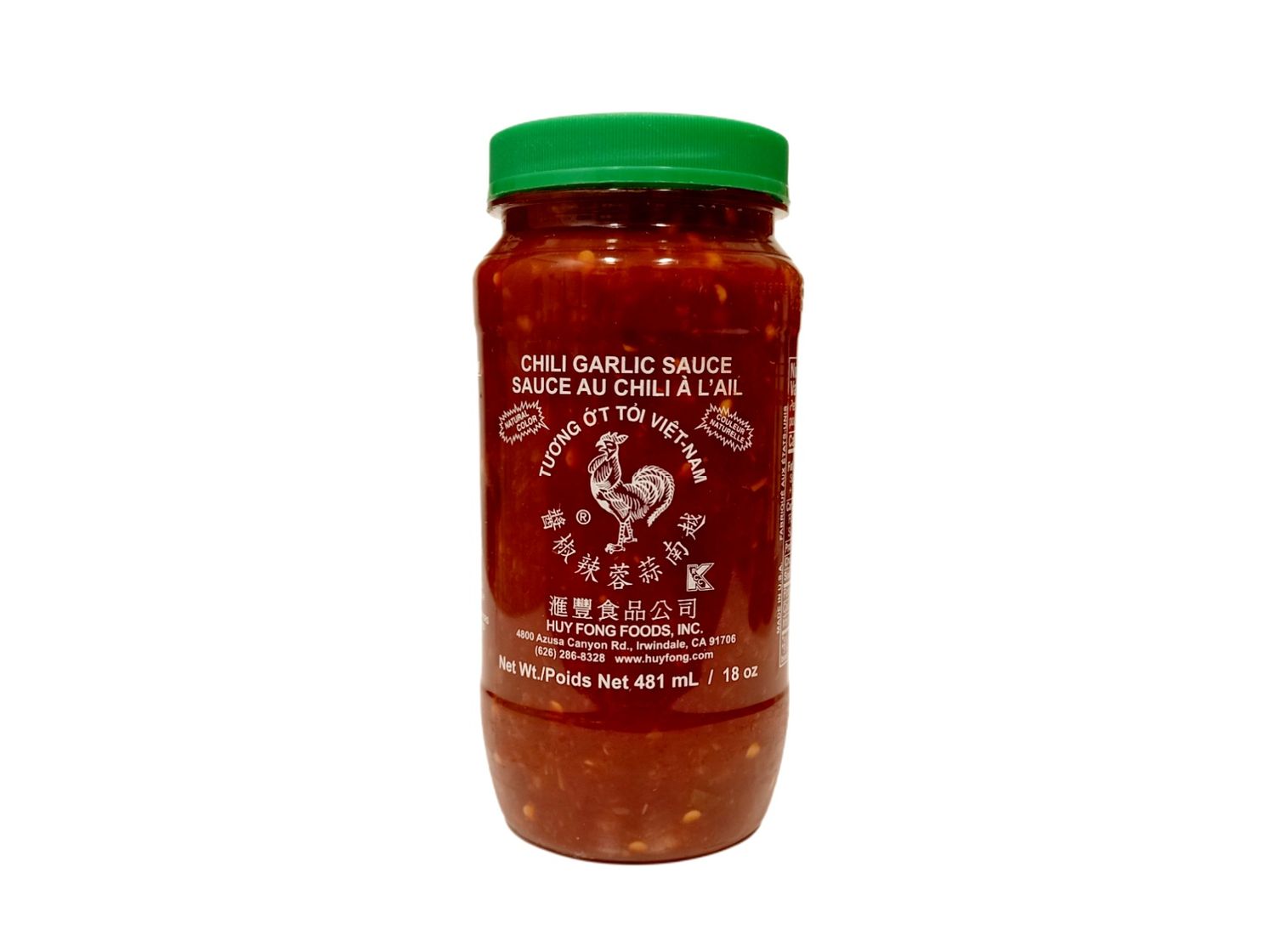 Huy Fong Sauce Chili Garlic 481ml