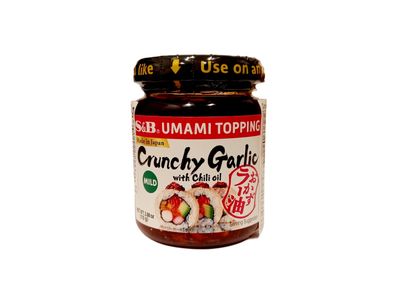 S&B Chili Oil with Crunchy Garlic 110g