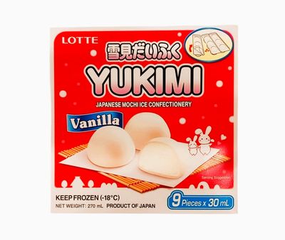 Lotte Yukimi Vanilla Mochi Ice Cream 270ml Lotte Yukimi Vanilla Mochi Ice Cream 270ml