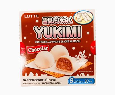 Lotte Yukimi Chocolate Mochi Ice Cream 270ml Lotte Yukimi Chocolate Mochi Ice Cream 270ml