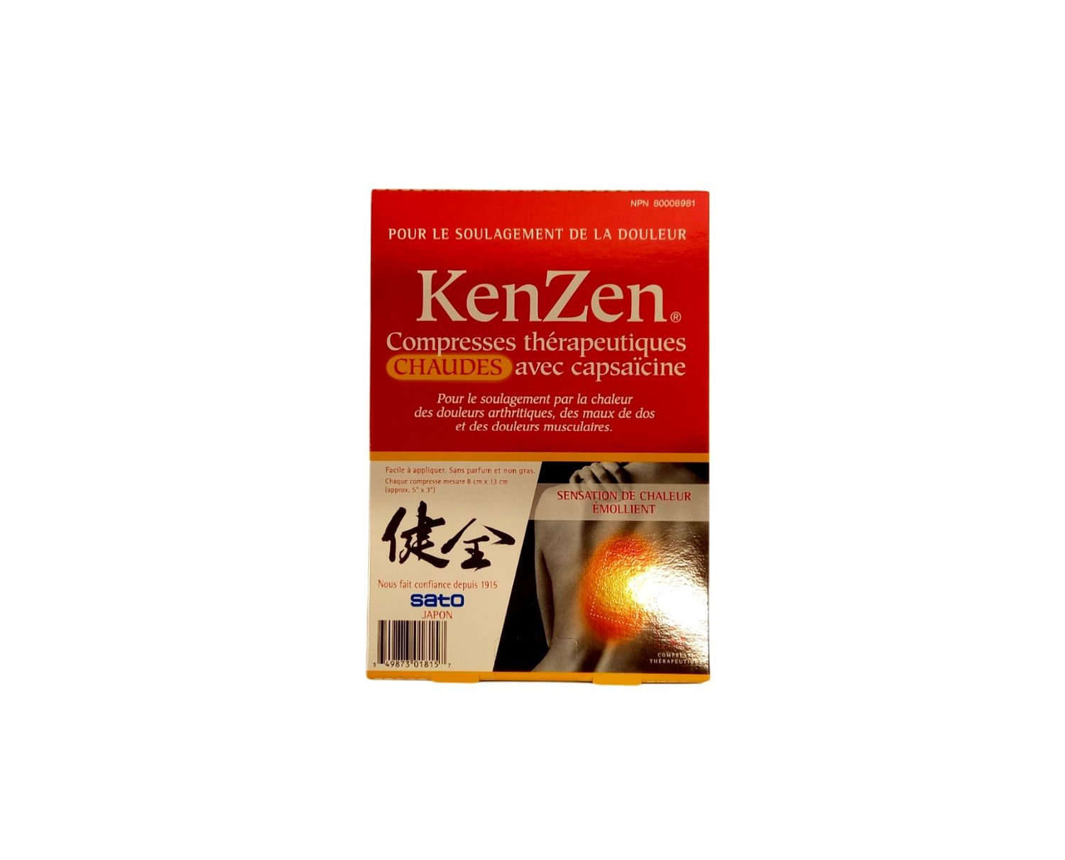 Kenzen Medicated Hot Pads 5s