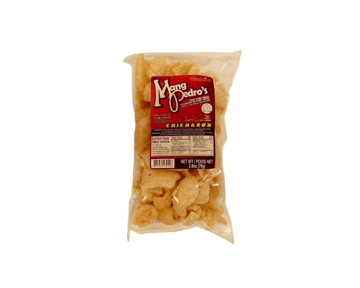 Mang Pedro's Chicharon S & V 78g