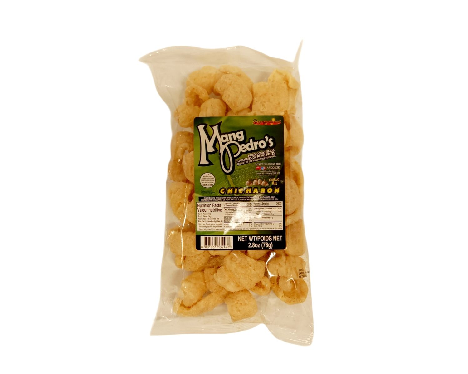Mang Pedro's Chicharon Garlic 78g