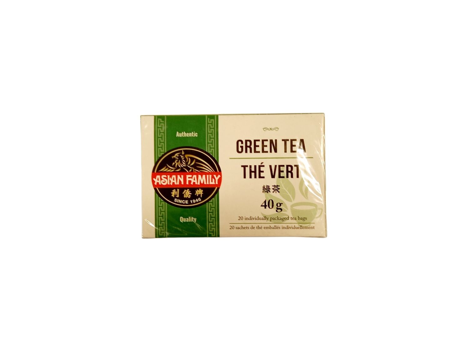 Asian Family Tea Bag Green 40g
