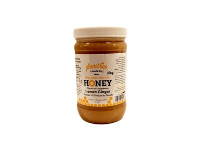 Planet Bee Lemon Ginger Creamed Honey 1kg