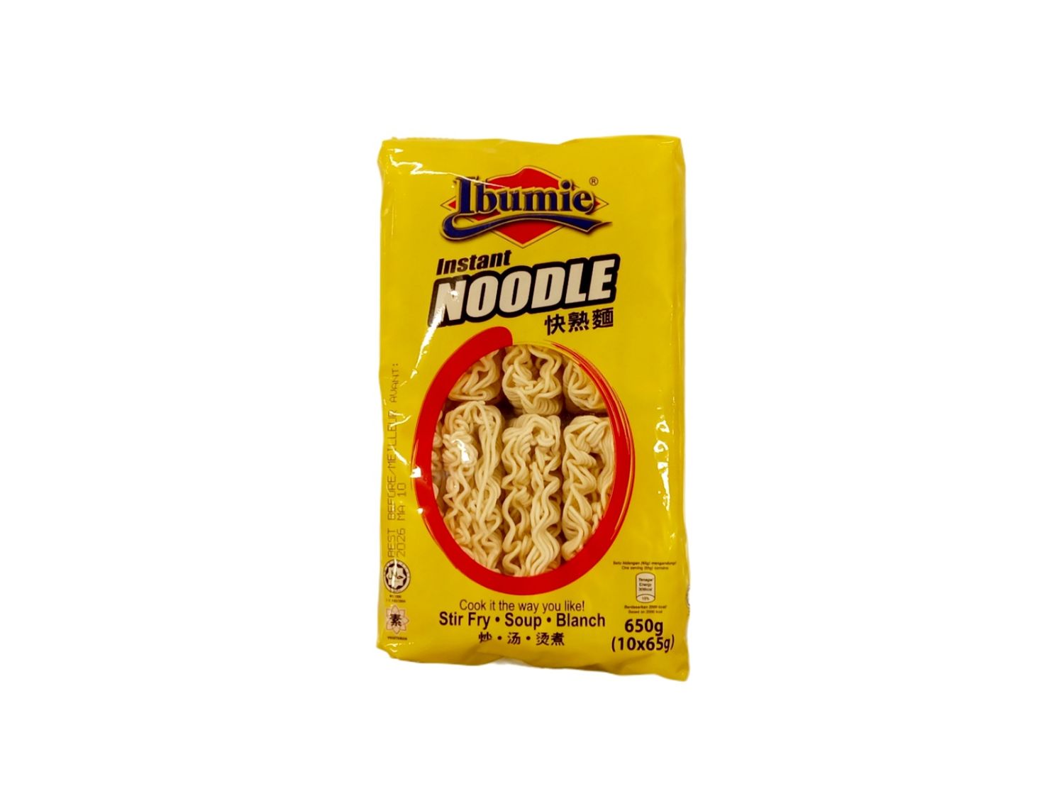 Ibumie Noodle Plain Instant 650g