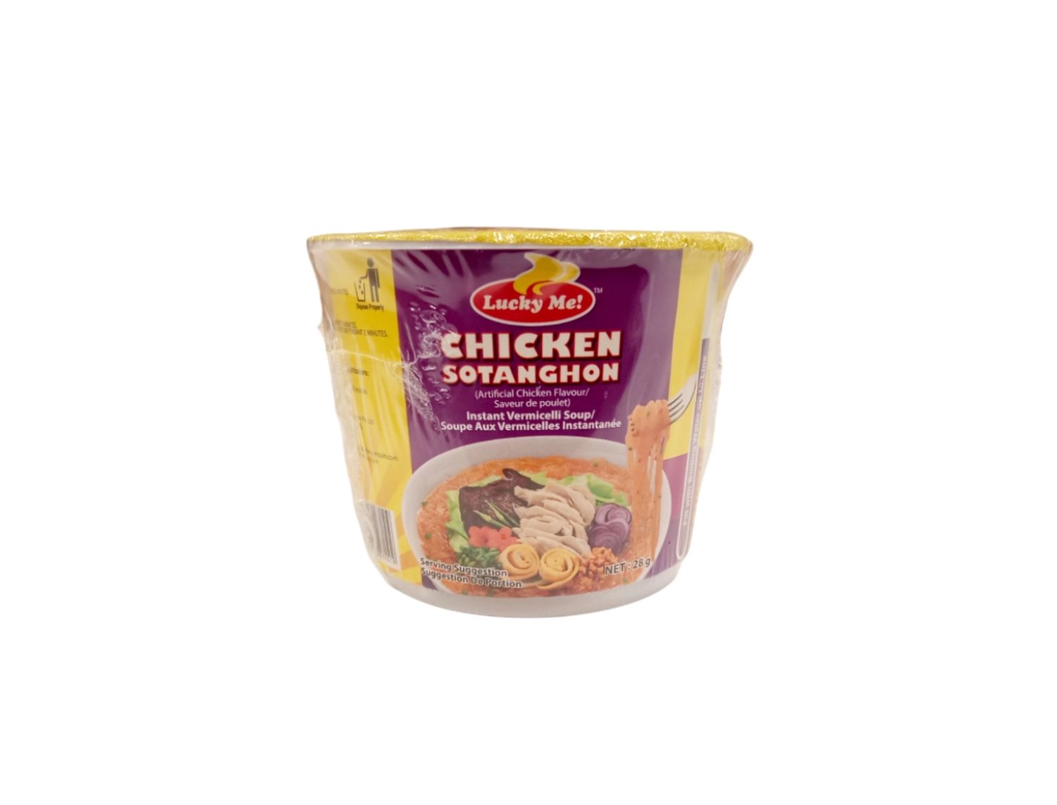 Lucky Me Mini Cup Sotanghon Chicken Vermicelli  28g