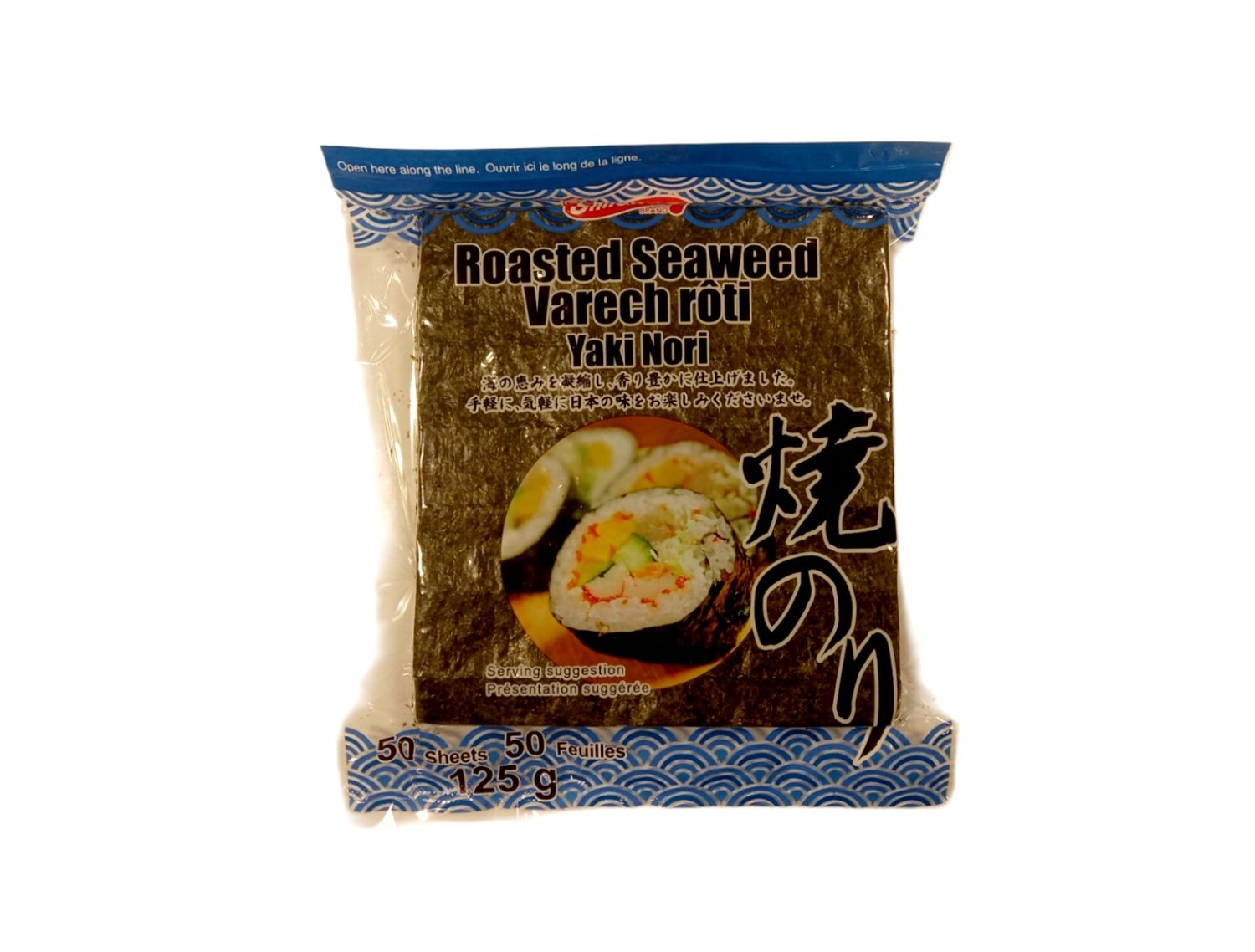 Shirakiku Roasted Seaweed Yaki Nori 50 Sheets