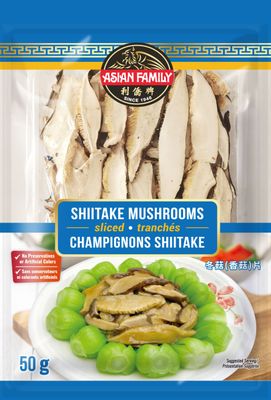 Asian Family Shiitake Mushroom Sliced 50g