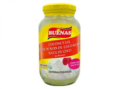 Buenas Coconut Gel Lychee Flavor 340g