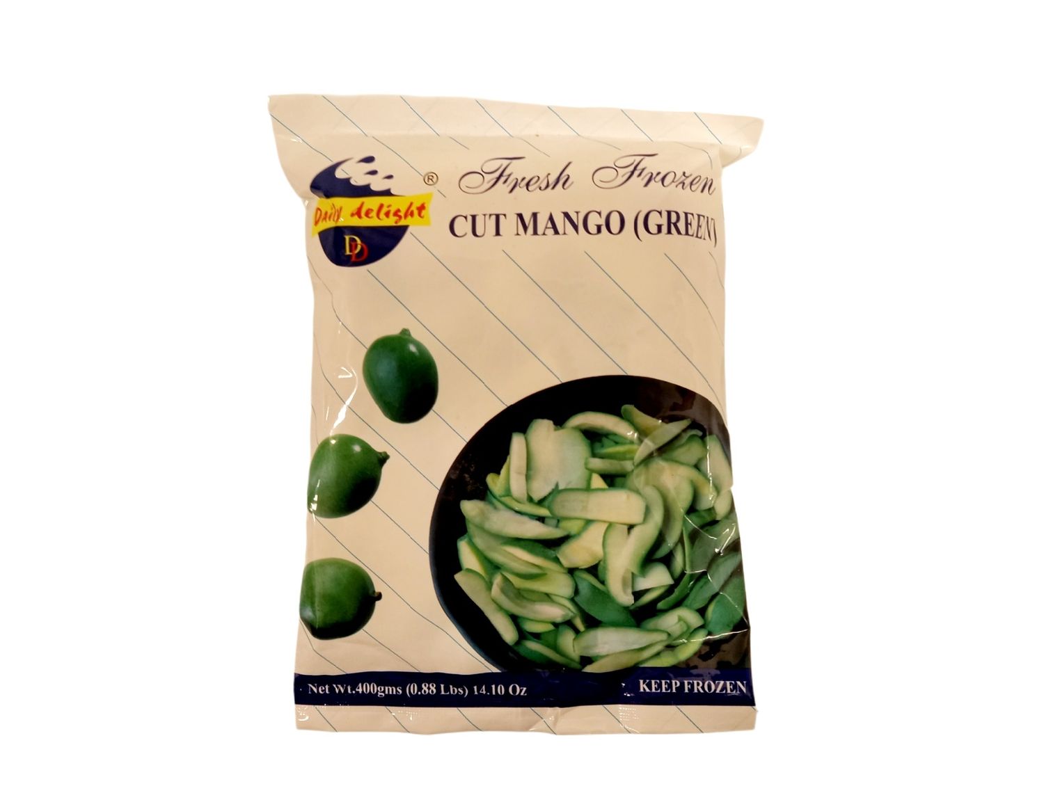 Daily Delight Cut Mango Green 400g
