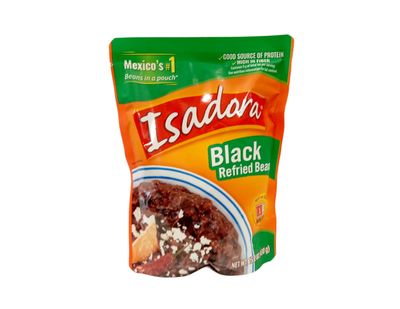 Isadora Refried Black Beans 430g