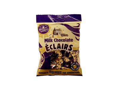 Walkers Toffee Bags Milk Chocolate Eclairs 150g