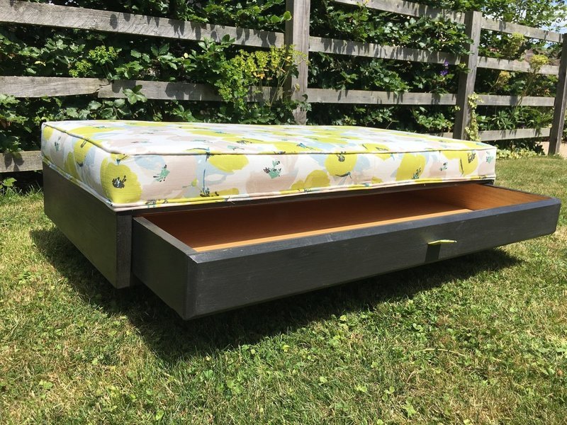 Fabric Covered Footstool