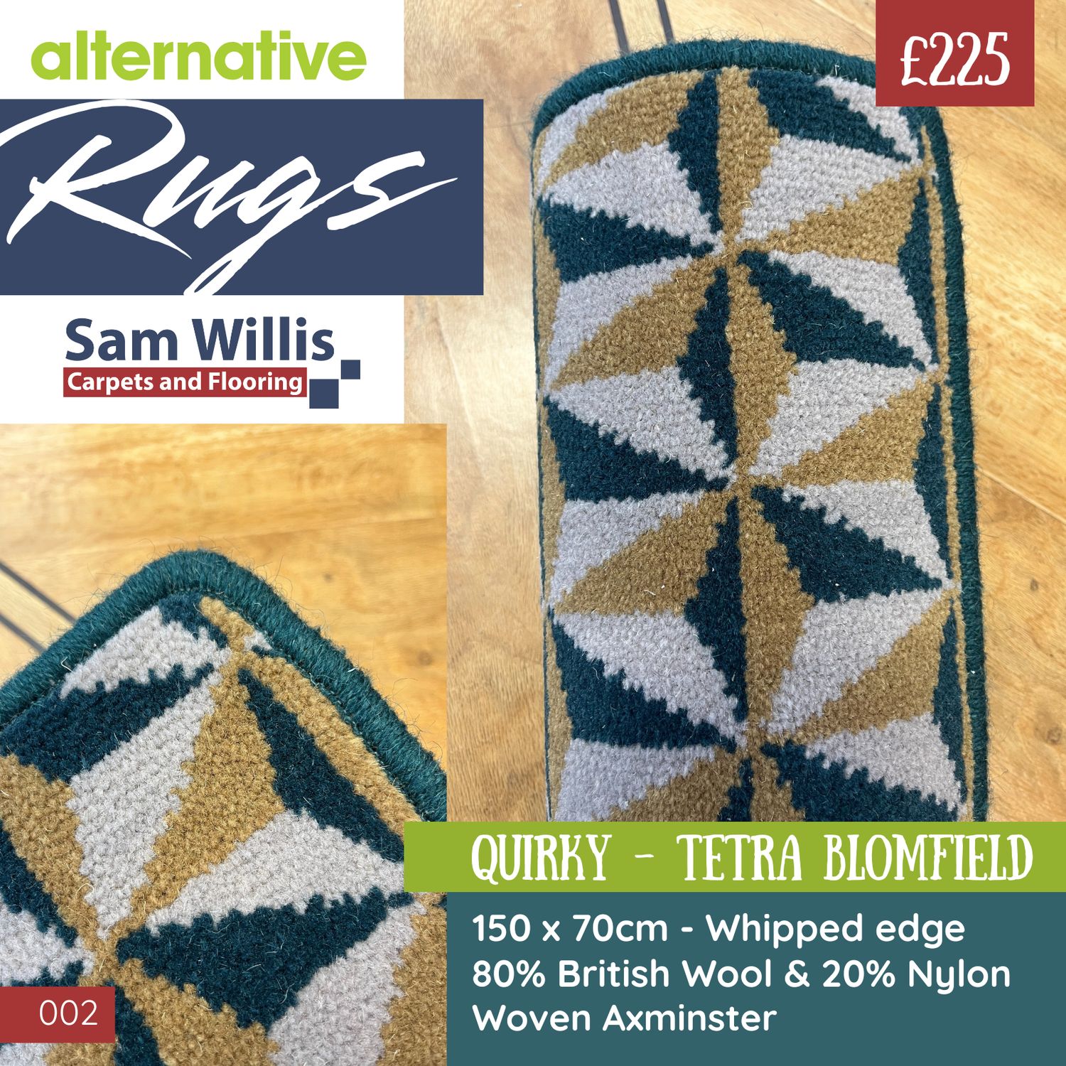 Alternative rug - Quirky Tetra Blomfield