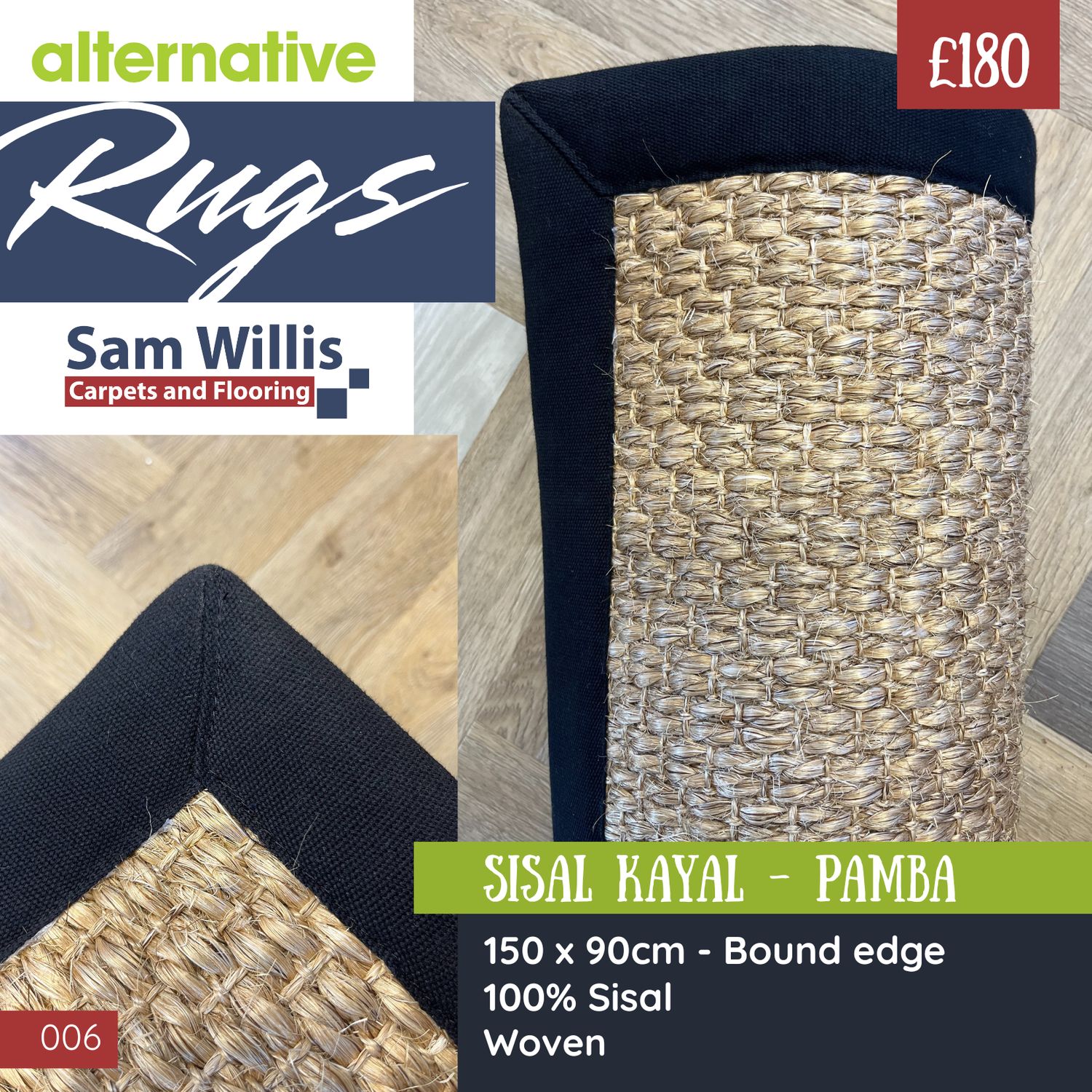 Alternative rug - Sisal Kayal Pamba