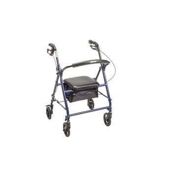 Steel Rollator With 6” Wheels Steel Rollator With 6” Wheels