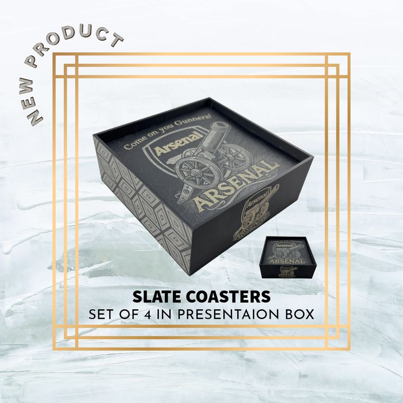 Arsenal FC Slate Coasters - Set of 4