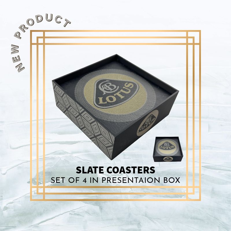 Lotus Coasters - Set of 4 in presentation box
