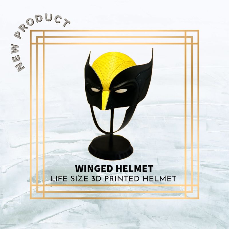 Winged Helmet (printed from your Do3d.com file)