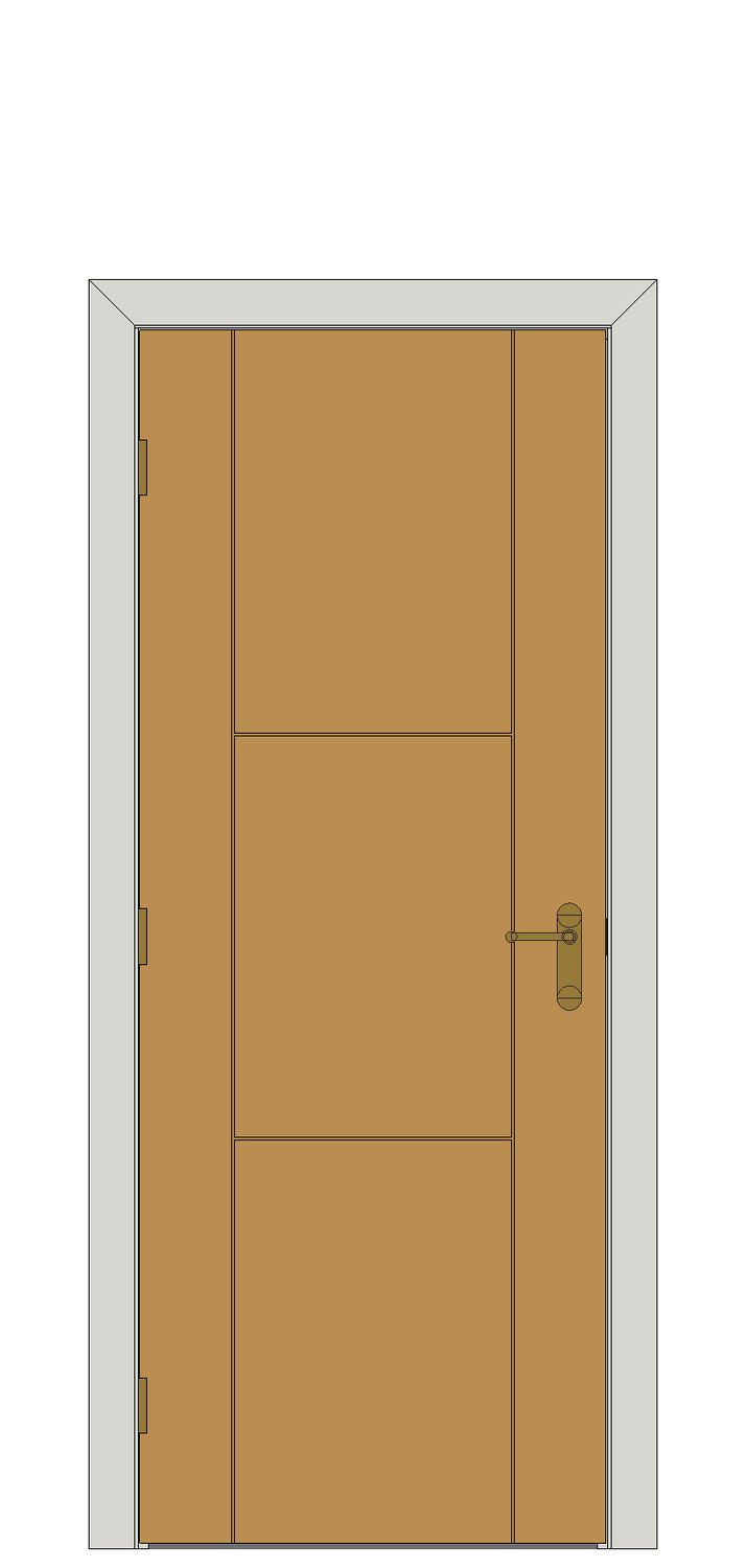 Mistral Oak Internal Door — Single — Prefinished Oak