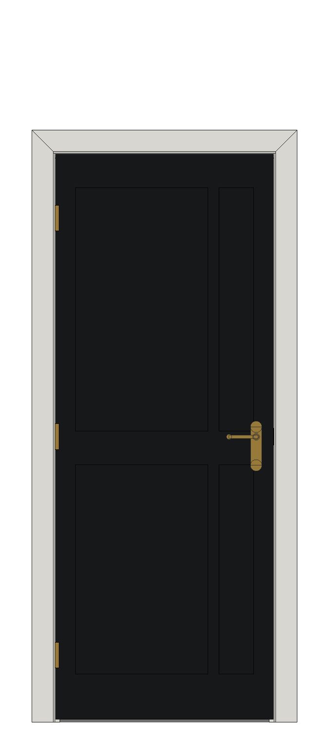 City Black — Single — Prefinished Black