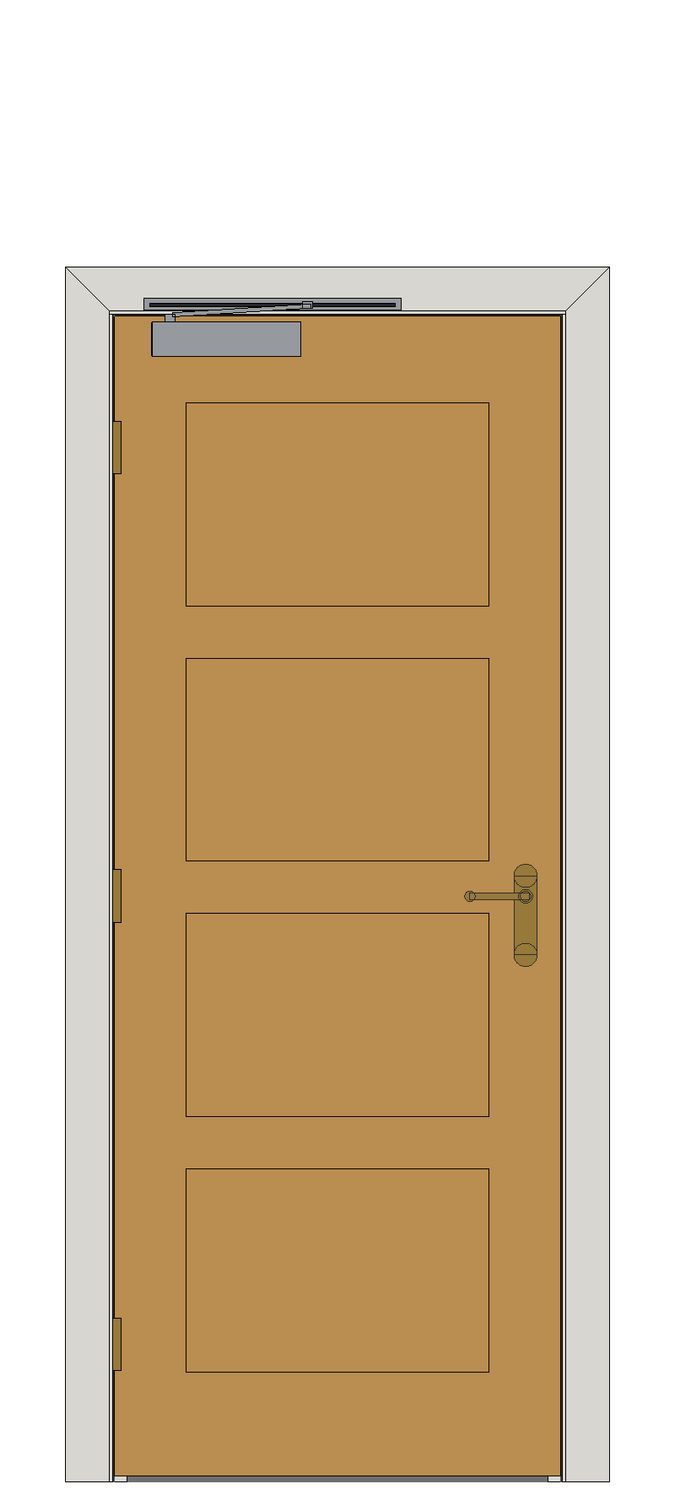 Snowdon Oak Internal Door — Single — Unfinished Oak