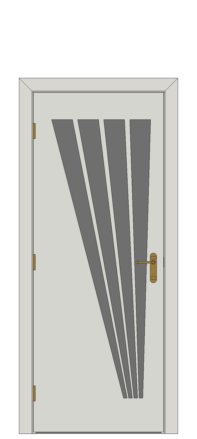 Aurora White Internal Door — Single — Primed White
