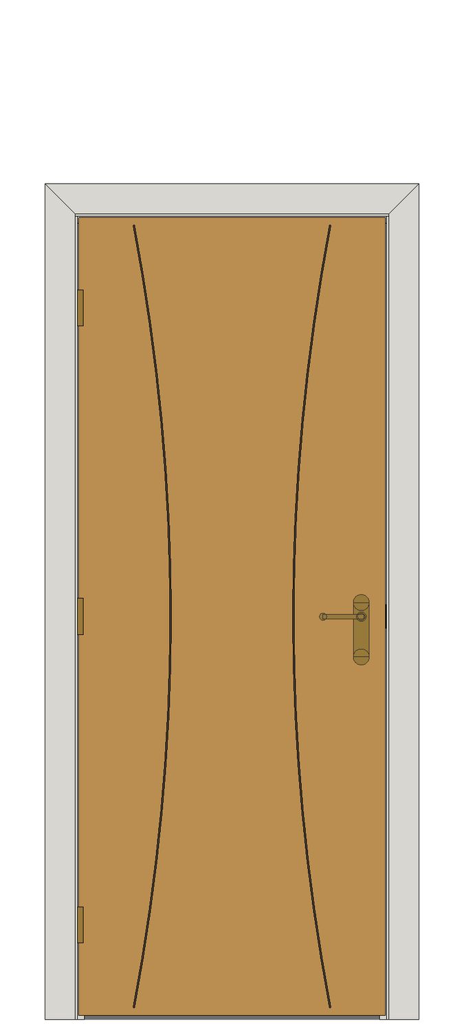 Arcos Oak Internal Door — Single — Prefinished Oak