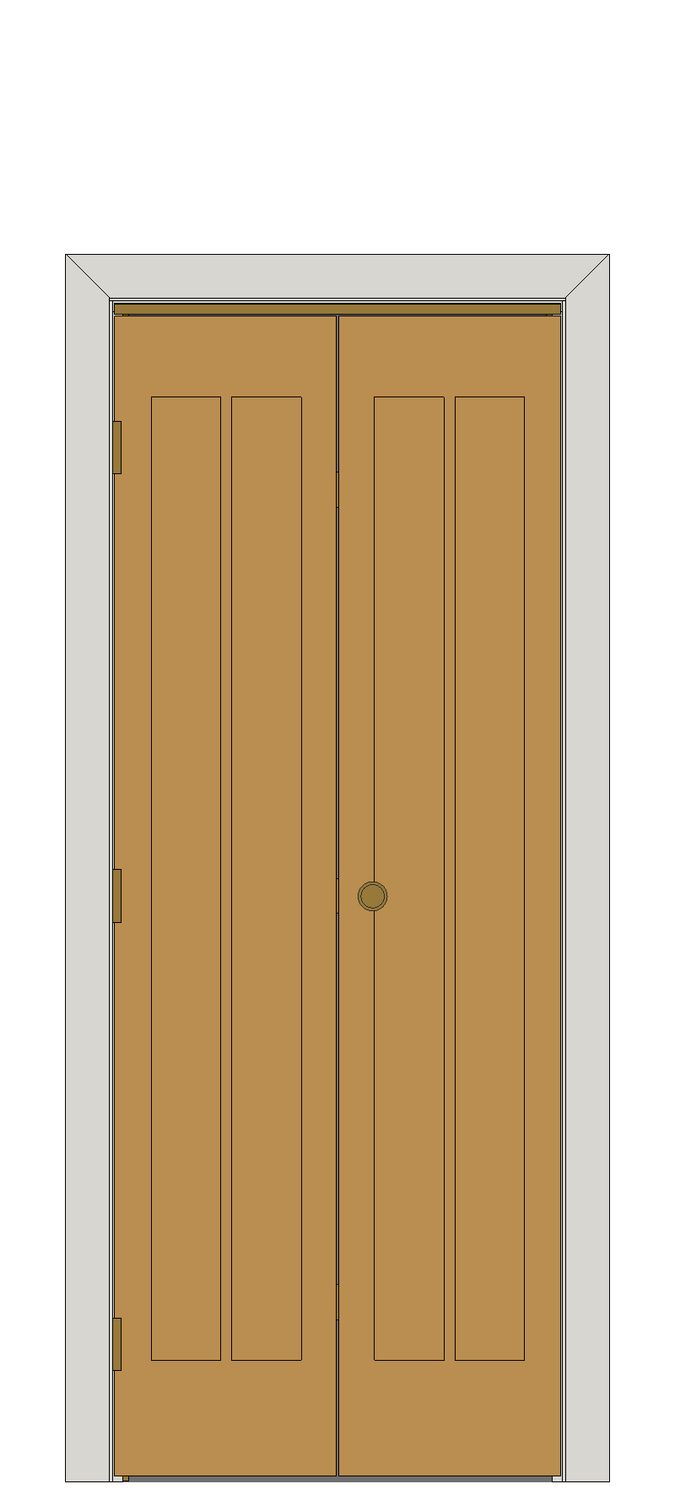 Etna Oak Bi-fold Internal Door — Bifold — Unfinished Oak