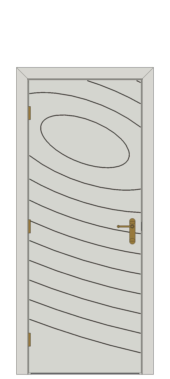 Eclipse White Internal Door — Single — Primed White