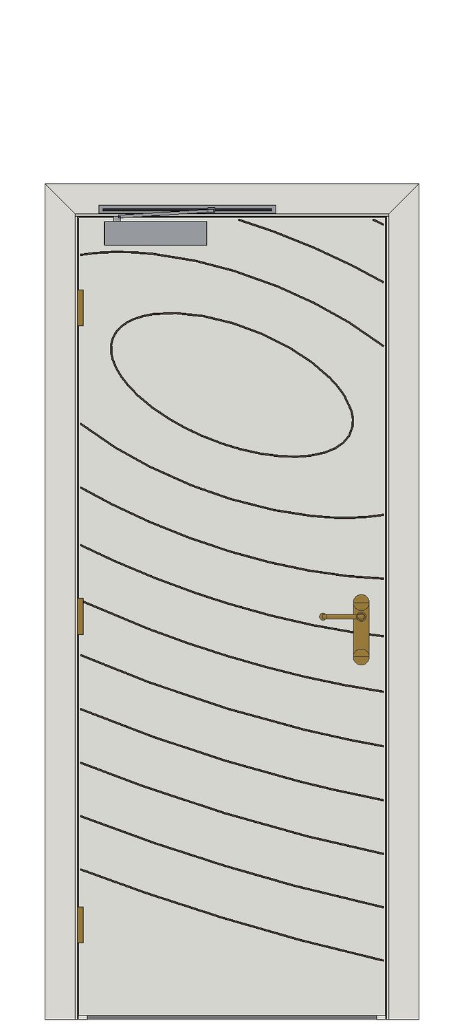 Eclipse White Internal Door — Single — Primed White