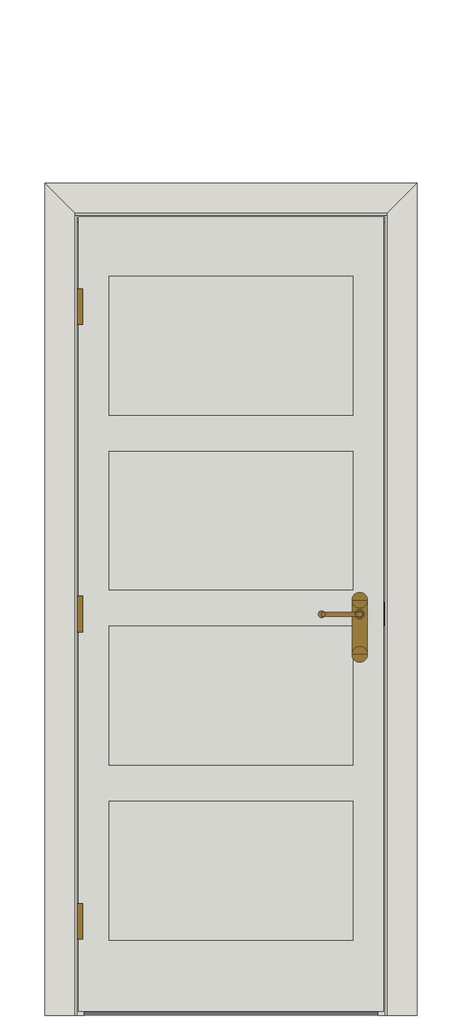 Metro White — Single — Prefinished White