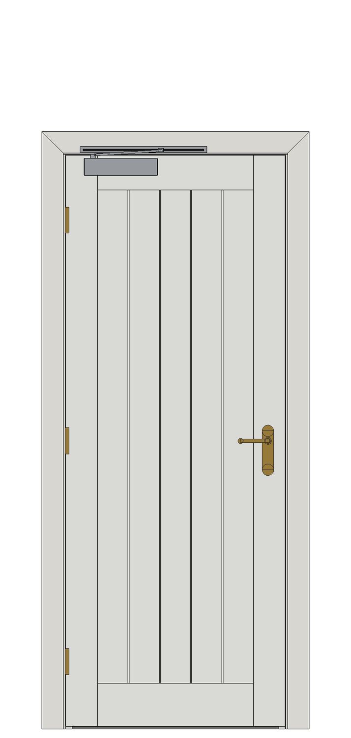 Newark 5Board FD30 — Single — White primed