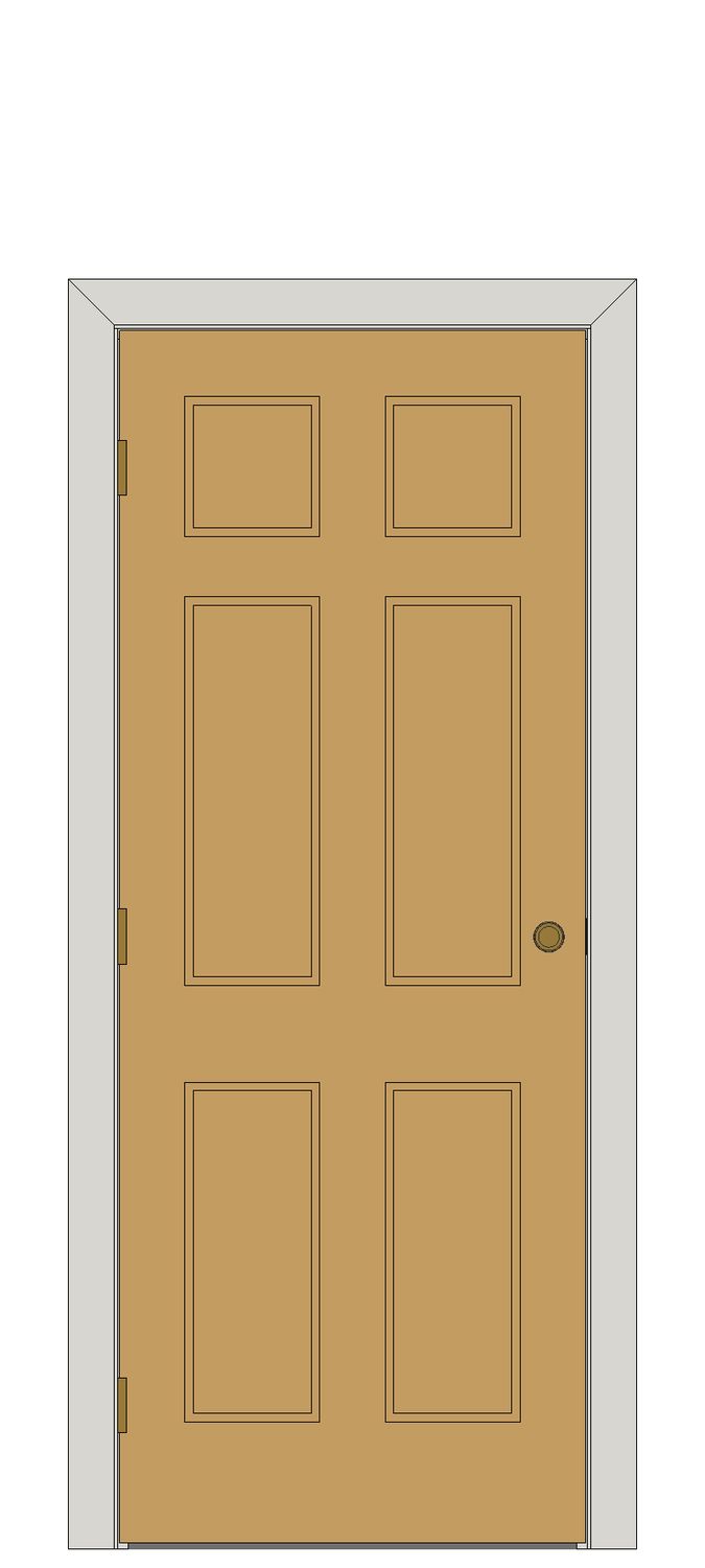 Regency 6 Panel Oak Door Fire or Standard - Pre Finished â€” Prefinished oak — Hinged — Prefinished oak