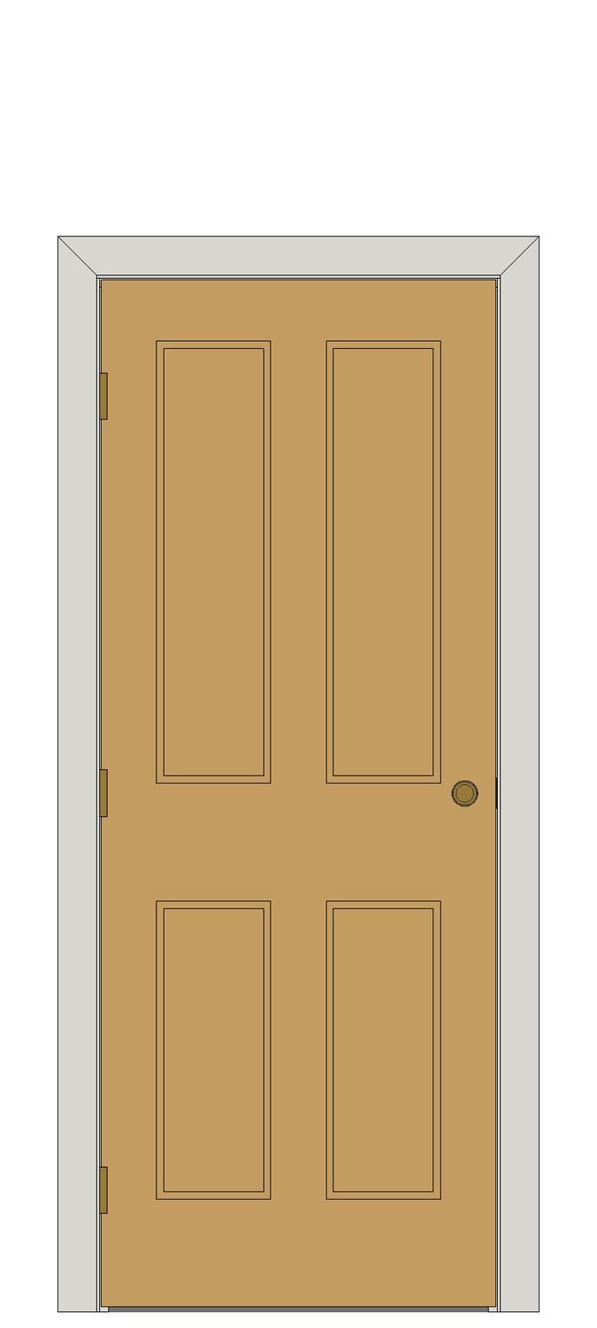 Traditional Oak Internal Doors - Regency Fire or Standard â€” Unfinished oak — Hinged — Unfinished oak