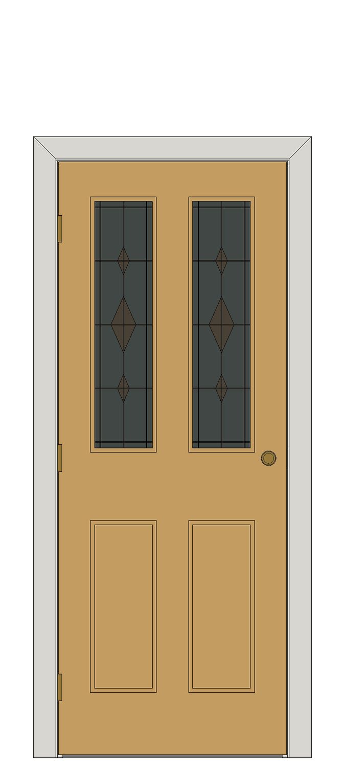 Traditional Oak Internal Doors Parlour Glazed Smoked â€” Unfinished oak — Hinged — Unfinished oak
